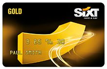 The Gold Sixt Card