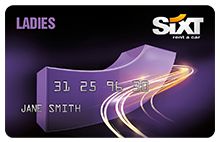The Ladies Sixt Card