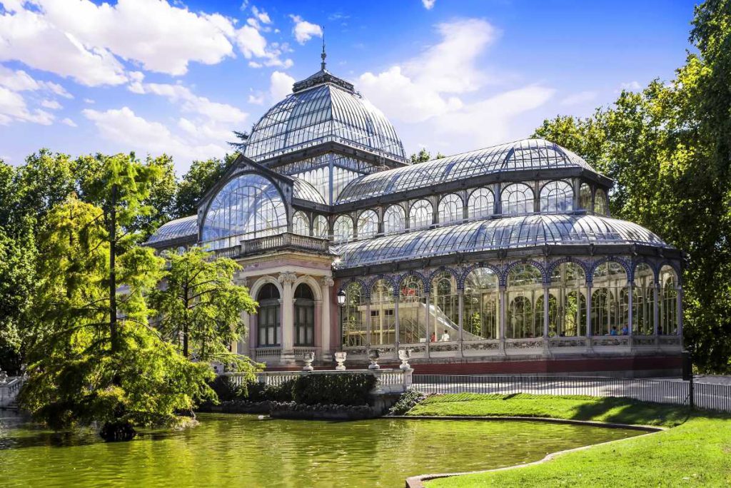 Palacio de Cristal, Parque del Retiro, Madrid.