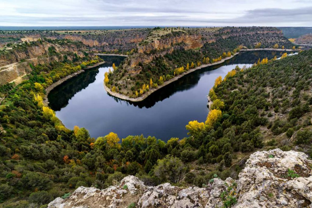 Piragüismo en España: Hoces del río Duratón, Segovia.