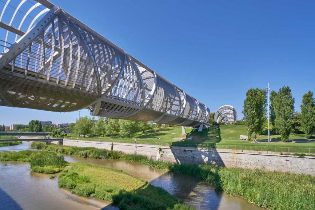 Puente de Arganzuela, Parque de Madrid Río.