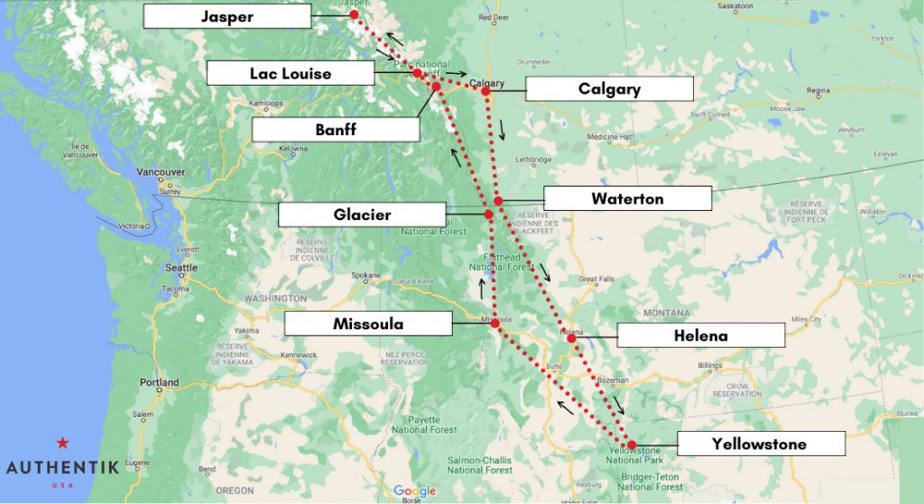 Road trip por Canadá y Estados Unidos.