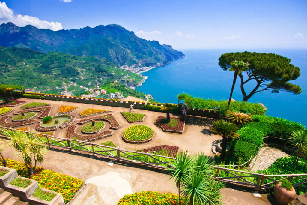 Panorámica de la Costa Amalfitana desde Ravello